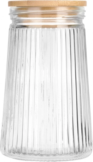 Légmentesen záródó bambusz fedél szilikon tömítéssel