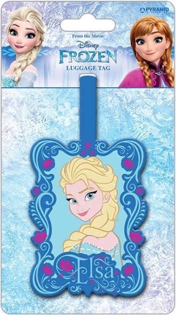 Jégvarázs Elsa poggyász címke