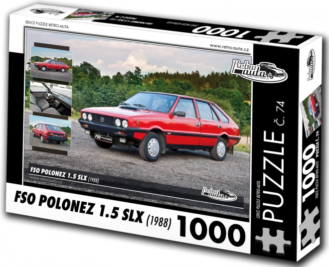 Retro-autók Puzzle FSO Polonez 1.5 SLX 1000 darabos