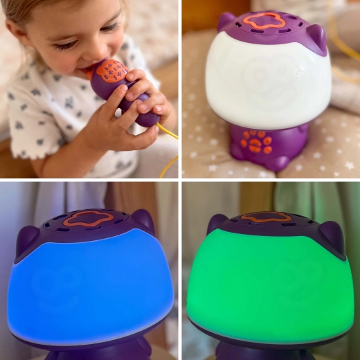 Színes RGB-fény a hangulatos légkörért