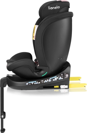 ISOFIX és támasztóláb a stabil rögzítéshez