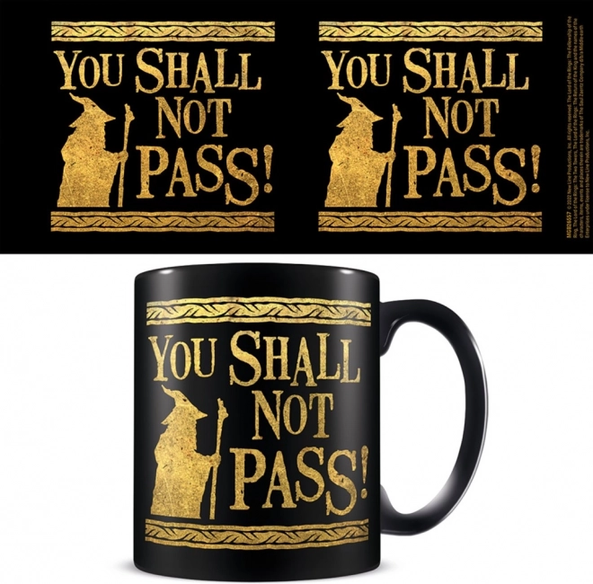 A Gyűrűk Ura bögre You Shall Not Pass felirattal 315 ml