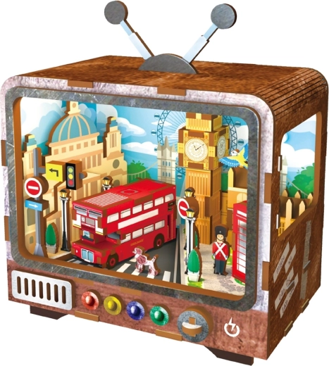2Kids Toys 3D fa kirakó retro TV London