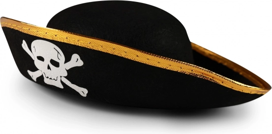 Gyerek kalózkalap koponyával