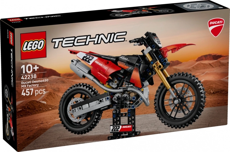 LEGO Technic Ducati Desmo450 MX Factory motorkerékpár 42238