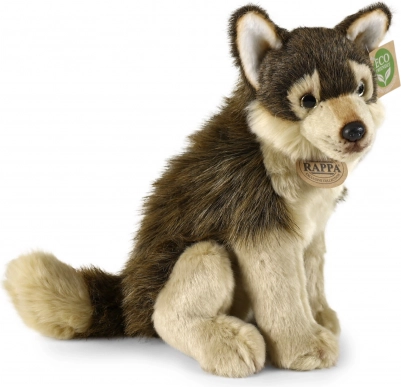 Ülő plüssfarkas 28 cm ECO Friendly – RAPPA