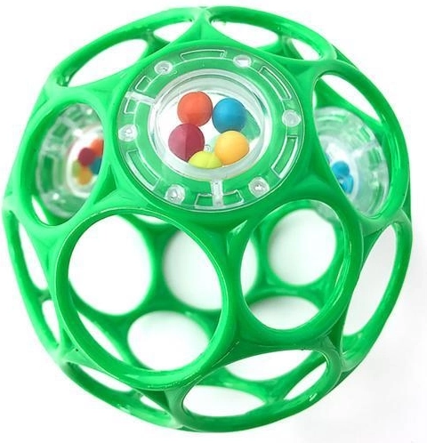Oball csörgős labda Rattle seafoam 10 cm