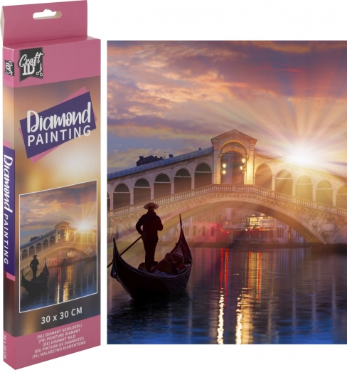 GRAFIX gyémántfestés – Ponte di Rialto híd, 30 × 30 cm