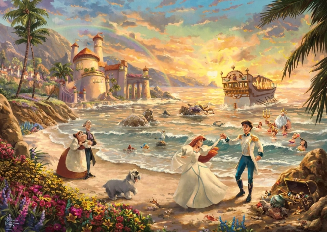 Puzzle Disney: Kis hableány - A szerelem ünnepe 1000 darab