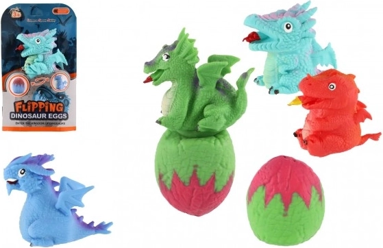 Átalakuló dinoszaurusz tojással 15 cm