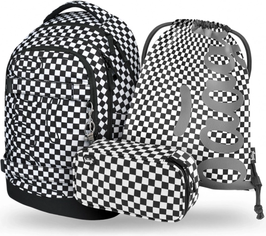Baagl Set 3 Iskolai Skate Max: Hátizsák, Tolltartó és Táska