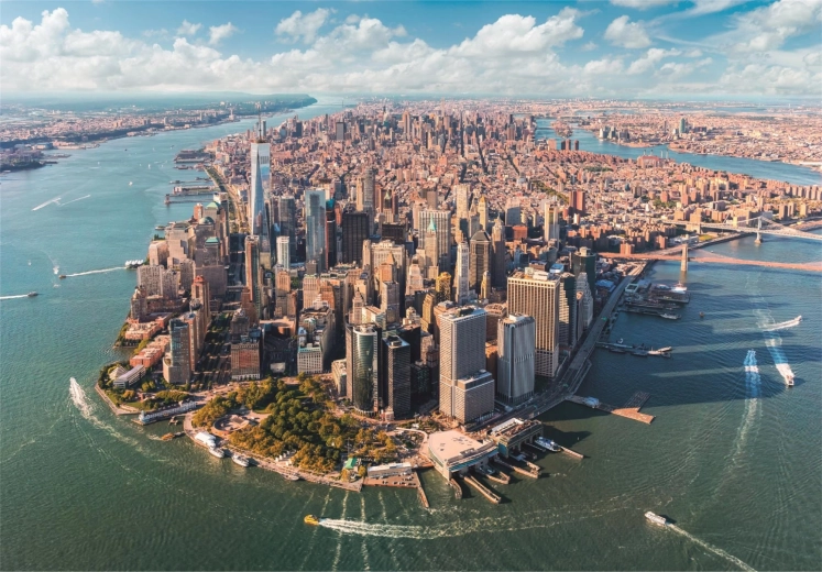 Puzzle 2000 darabos Lower Manhattan, New York City