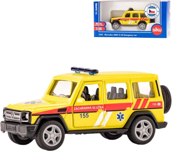 Siku Super mentőautó Mercedes‑AMG G65 (cseh változat) - 1 darab
