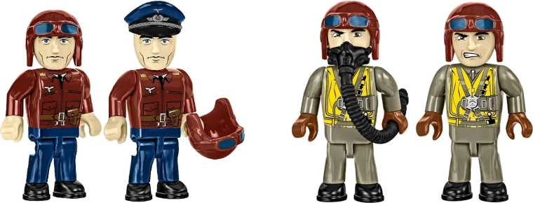 Pilóta minifigurák jelenetekhez és kiállításhoz