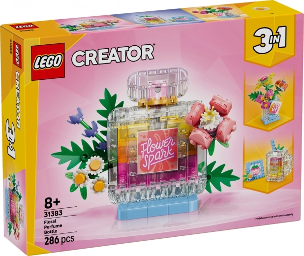 LEGO Creator 3 az 1-ben virágos parfümös üveg