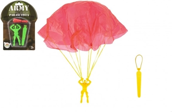 Repülő ejtőernyős, ejtőernyővel – 9 cm-es figura