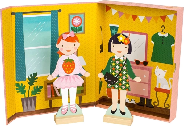 Petit Collage mágneses puzzle – legjobb barátnők