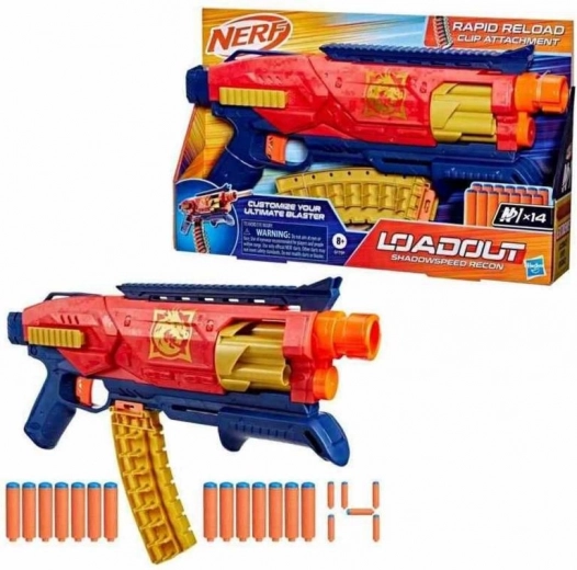 Hasbro Nerf Loadout Shadowspeed Recon kilövő