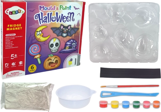 Kézműves készlet halloweeni mágnesek készítéséhez