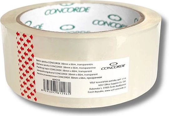 Átlátszó csomagolószalag 38 mm × 66 m CONCORDE