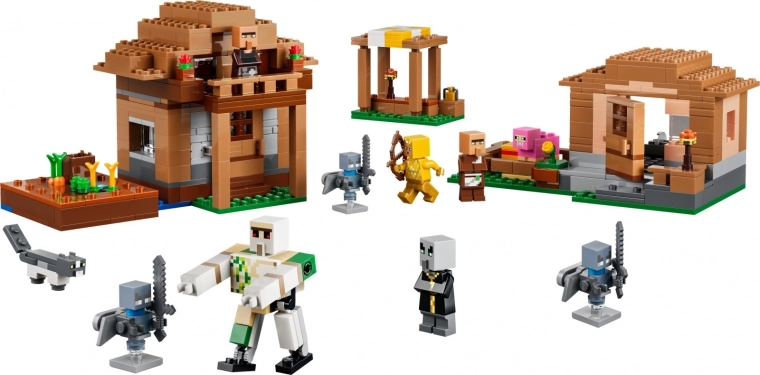 Minecraft falu 3 részletgazdag építménnyel