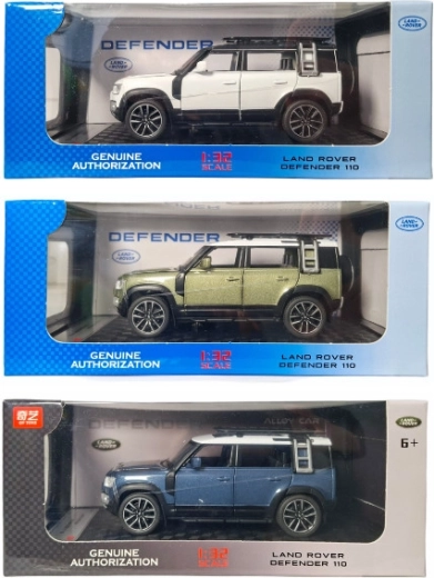 Fém modell RANGE ROVER 1:32 fénnyel és hanggal, dobozban