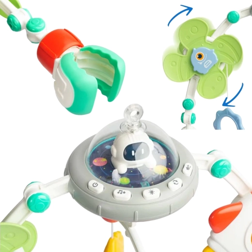 WOOPIE BABY interaktív függőív altatókkal és fényekkel