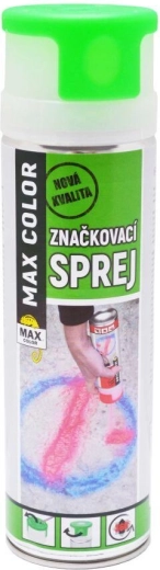 MAX COLOR jelölő spray 500 ml – élénkzöld
