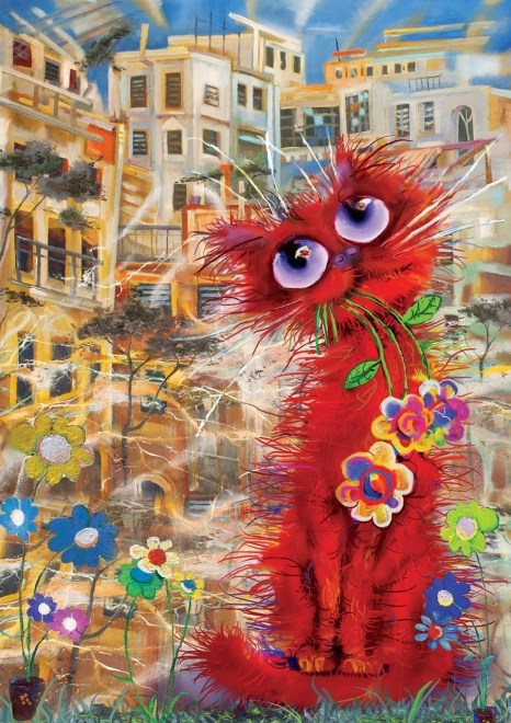Puzzle Vörös macska 260 darabos