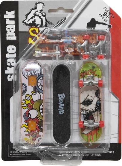 Fingerboard készlet pótalkatrészekkel, 9,5 cm