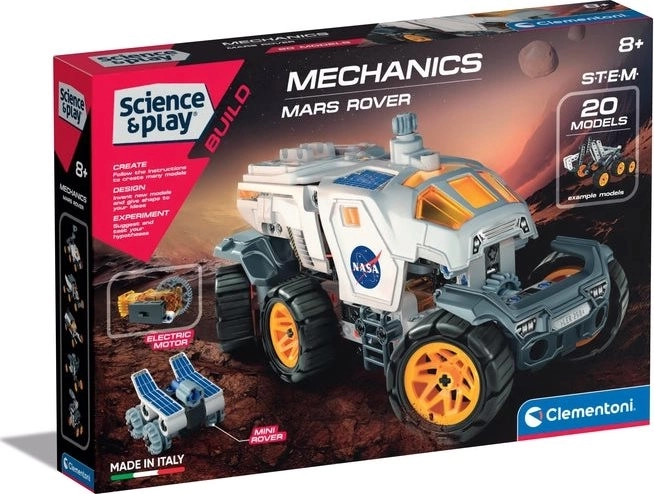 Stavebnice Mars jármű mechanikai laborral CLEMENTONI Tudomány&Játék