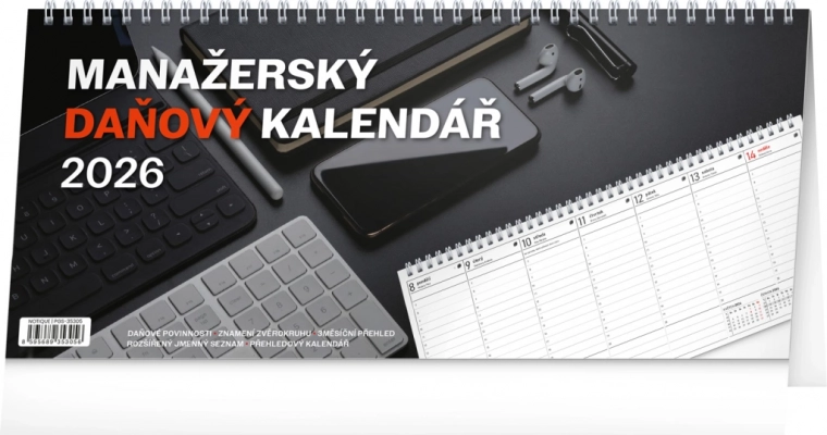 Asztali naptár Vezetői adóügyi 2026