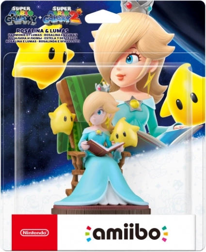 Rosalina és a Lumas amiibo figurája a Super Mario Galaxy játékból