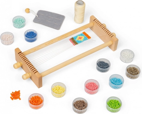 Bigjigs Toys gyerek gyöngyfűző szövőszék
