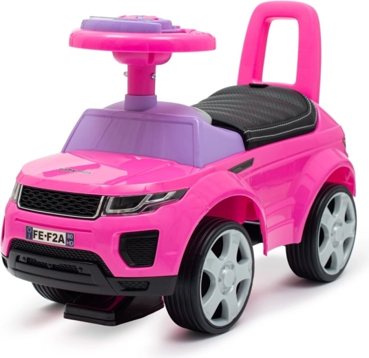 Baby Mix Prime SUV rózsaszín bébitolóka műbőr üléssel