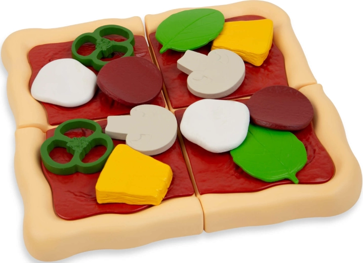 Szeletelhető pizza és könnyen megfogható darabok