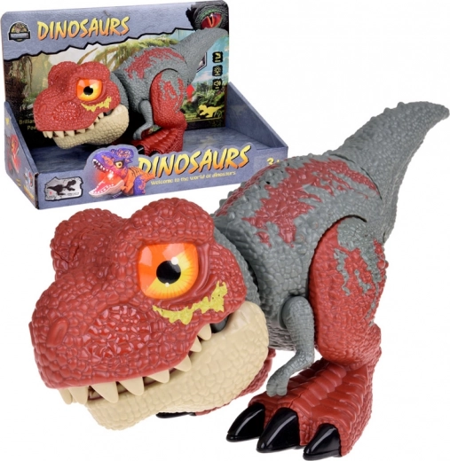 Dinoszaurusz Tyrannosaurus Rex mozgó részekkel, hang- és fényhatásokkal