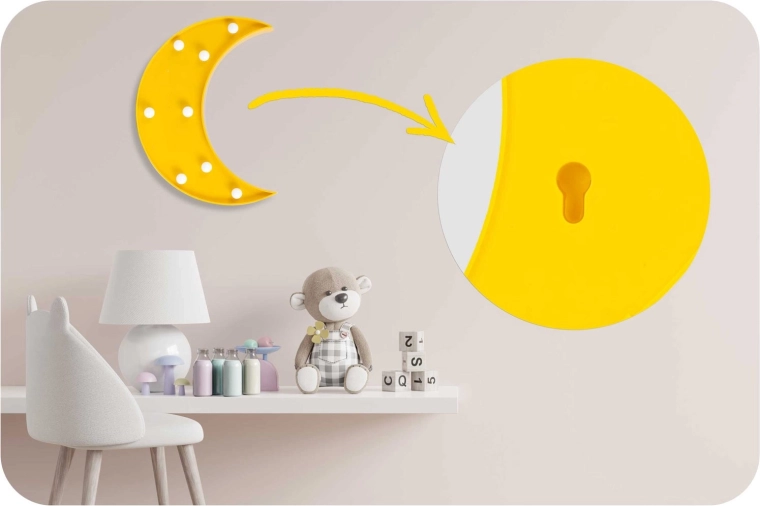 Egyszerű fali rögzítés