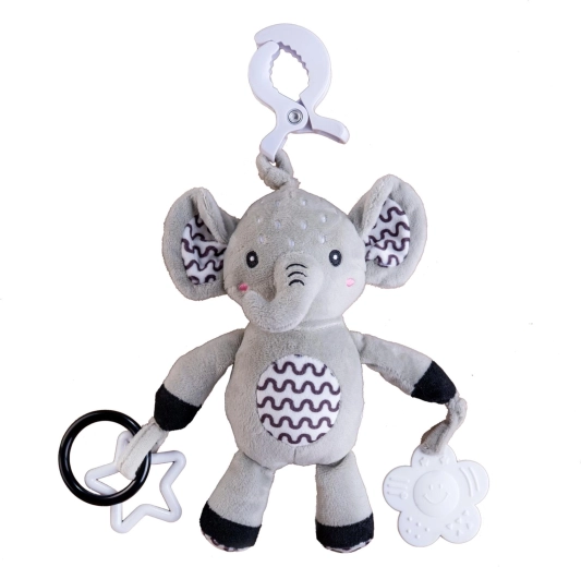 Rágóka és karikák a tapintás és fogás fejlesztésére