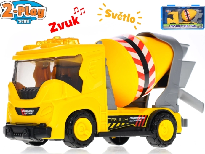2-Play Traffic betonkeverő fényekkel és hangokkal, 22 cm