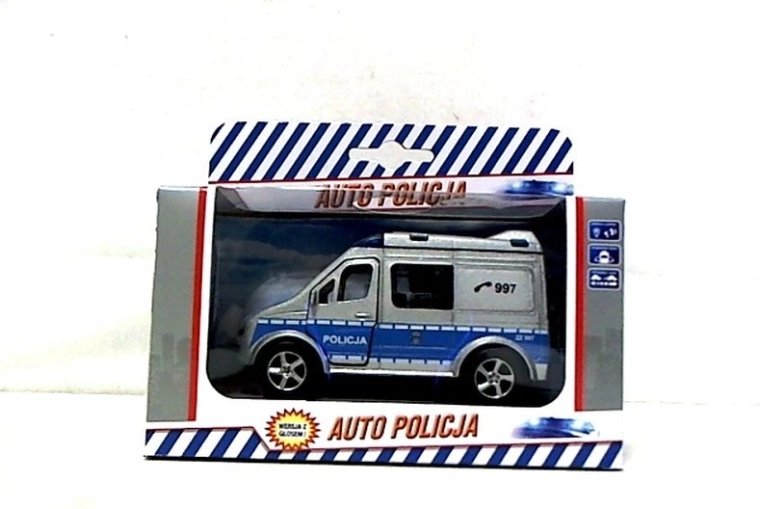 Rendőrségi furgon hanggal 11 cm