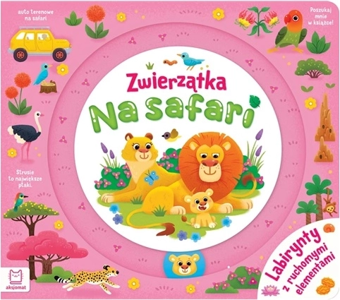 Safari állatkák – mozgatható labirintus