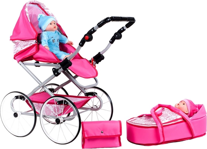 2 az 1-ben: mély és sport babakocsi