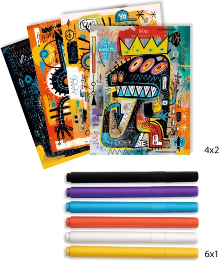 Vázlatfüzetek és filcek az azonnali alkotáshoz