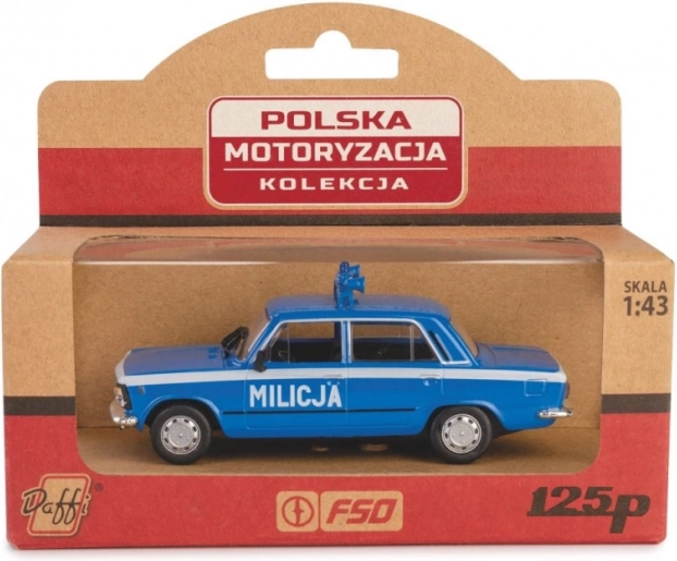 PRL jármű Fiat 125P Milicja