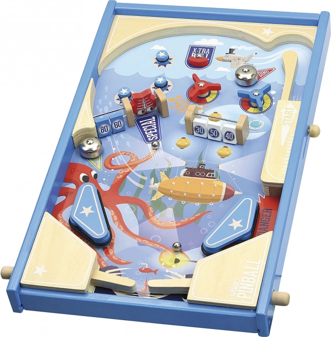 VILAC fa flipper – nagy, víz alatti asztali pinball