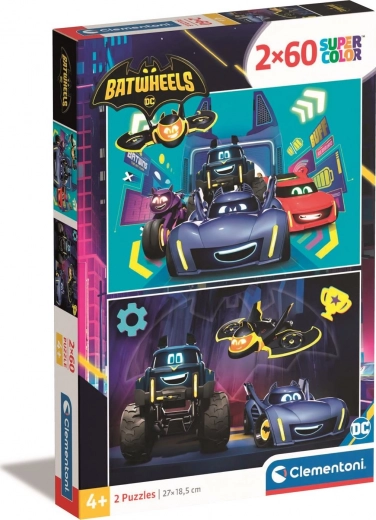 Puzzle Batwheels 2x60 darabos