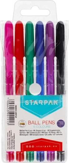 Starpak golyóstollak, 6 szín