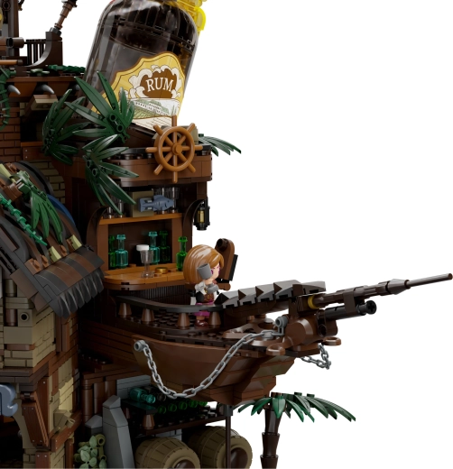 Ikonikus, részletekben gazdag kalóz dizájn