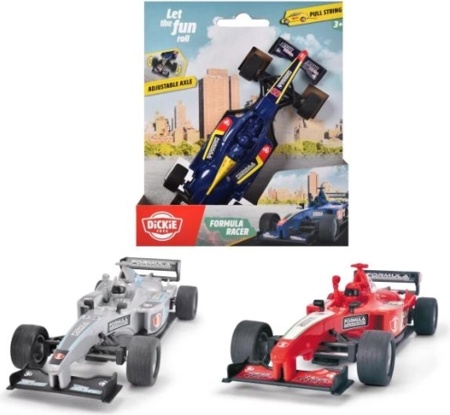 Forma–1 versenymodell 14 cm zsinórral, 1:32, 3 szín